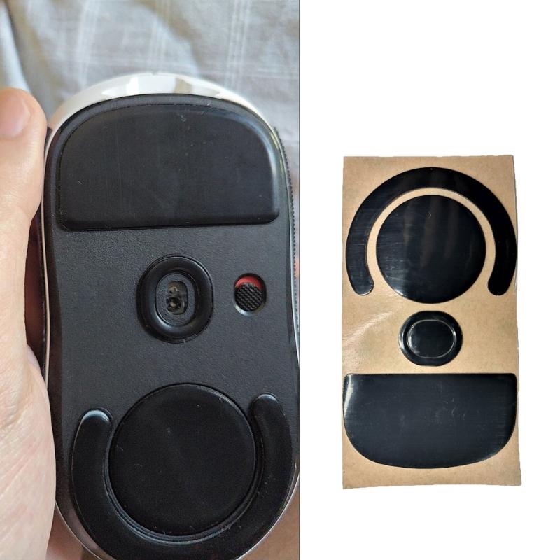 Mouse Feet Mouse Skin Mouse AntiSlip Grip Tape Mouse Skates Mouse Side Stickers for GProX Superlight Mouse Moistures Wicking
