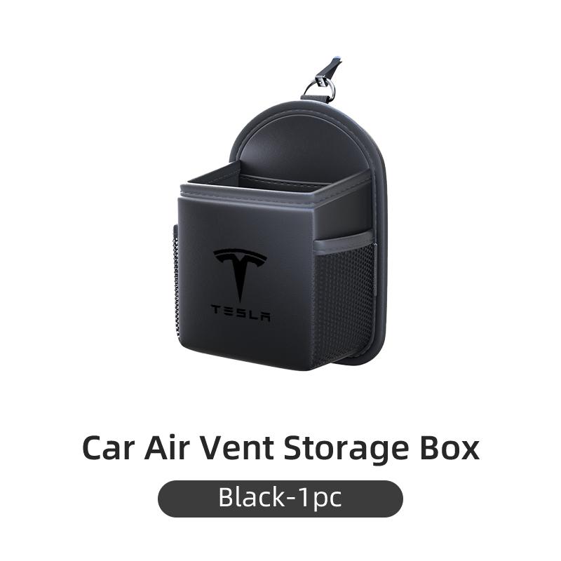 

Car Valve Storage Bag Air Vent Organizer Glasses Storage Box For Tesla Model 3 Model S Model X Model Y Roadster Bonina