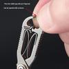 Titanium Alloy Mini Nose Hair Scissors - Round Tip, Unisex Trimmer for Nose Hair, Beard, and Eyebrows.