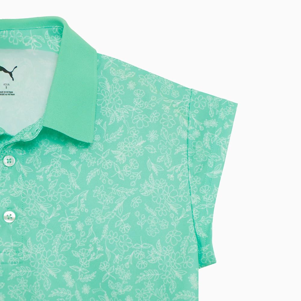Golf PB W Botanical Polo Shirt [Puma] S/S (Short Sleeve) _63807303_Mint Jelly_S