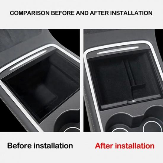 Central Storage Box Car Armrest Organizer Box Center Console Case Accessories