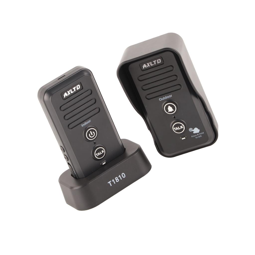 Wireless Intercom Doorbell 1500m Long Range Waterproof Rechargeable for Home Intercomunicador