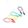 10pcs Professional Colorful Alligator Clip Test Power Cable Strong Elasticity Strong Electrical Conductivity Jumper Wire Test Leads