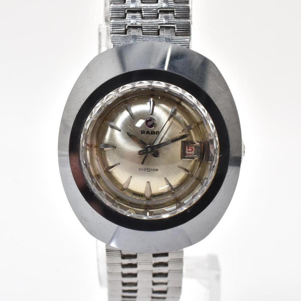 Used Operation RADO Men's Watch Diastar Automatic Winding Cut Glass