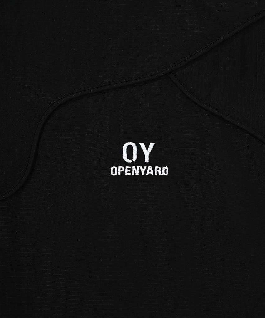 Openyard(Oy) Western Line Zipper Logo Jacket - Black