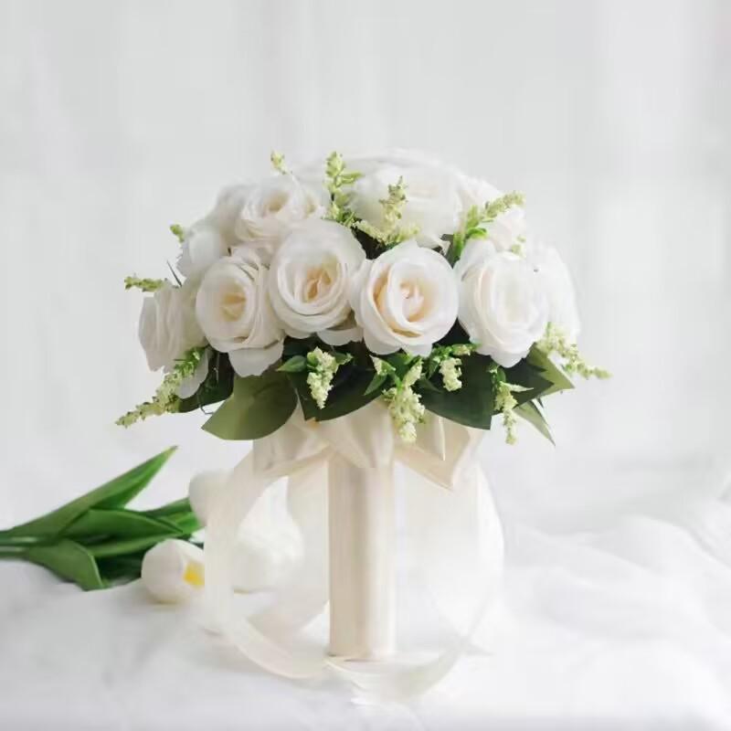 Korean Style Forest Hand Bouquet for Bridal Photography