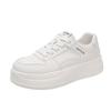Little White Shoes Women's Spring 2025 New Thick Baseplate Shoes Versatile Small Inner Height Increase Casual Sports Muffin Shoes