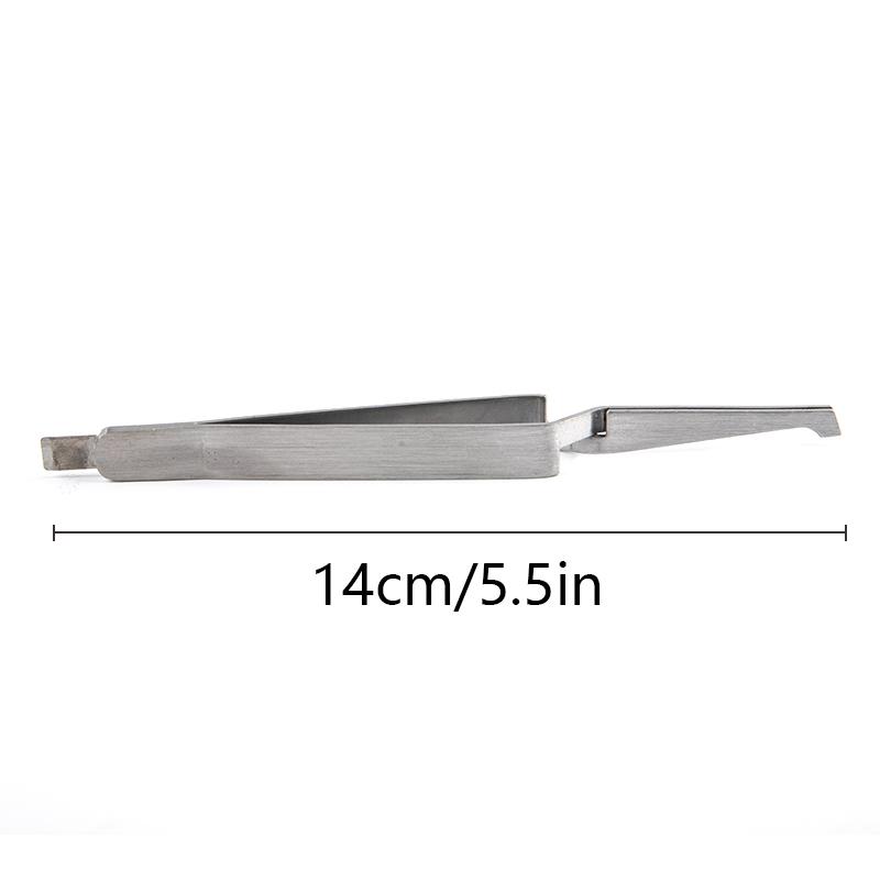 Dental Pinzetten mit umgekehrter Wirkung - Gezahnte Spitze für Bukkalröhrchen & kieferorthopädische Brackets | Kieferorthopädische Zangen aus Edelstahl