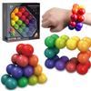 Cool Sensory Toys Rainbow Ball Gadgets Toy,Stress Relief Inseparable Fidget Toys for Adults, ADHD, Desk Toys,kids Christmas Gift