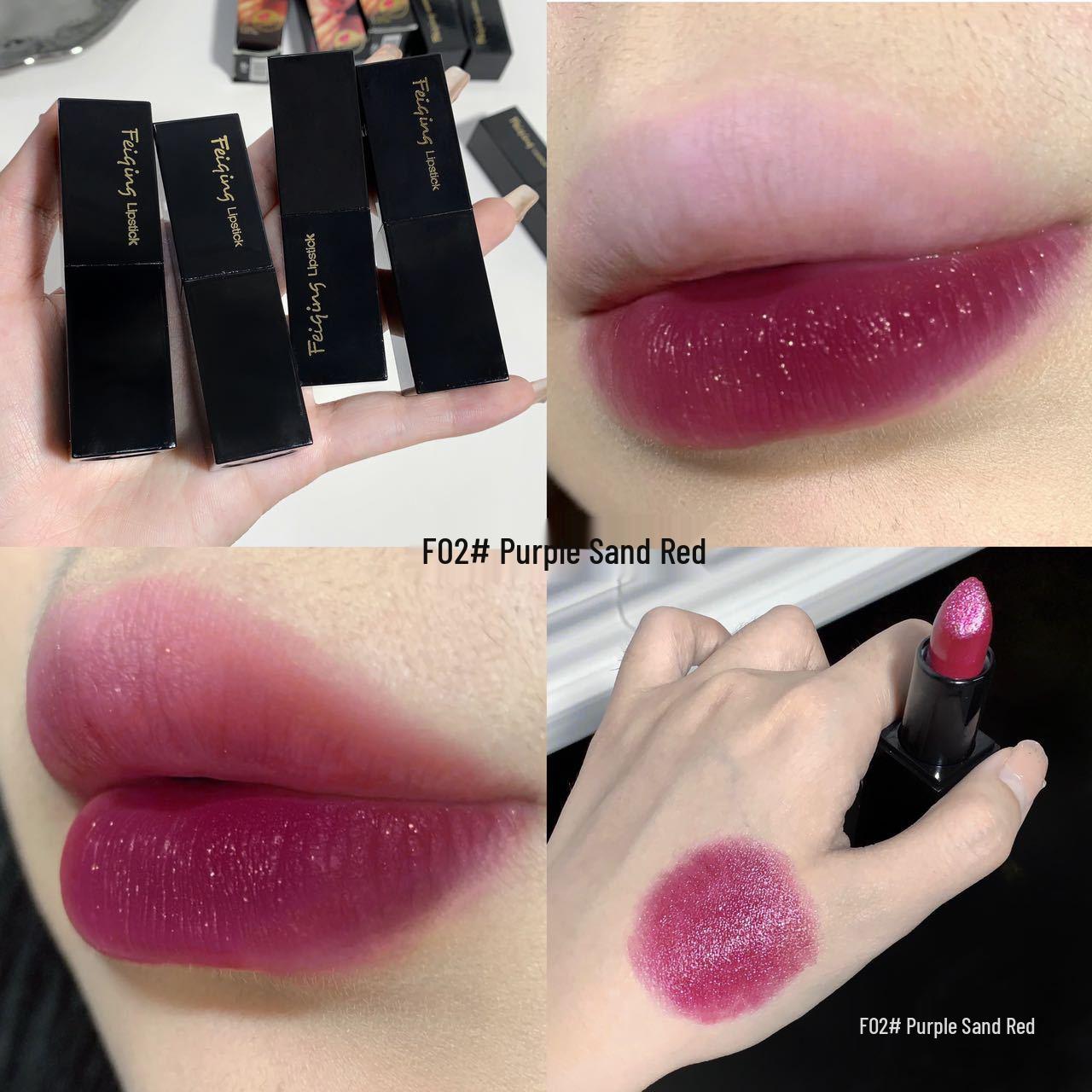 

Блестящая помада Fay s Mermaid Princess в сияющем золотисто-розовом цвете с перламутровым блеском - увлажняющий розовый цвет пасты из фасоли.