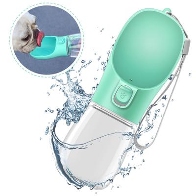 Bottiglia d'acqua portatile per cani Cucciolo Bottiglia per bere Viaggio Bevitore per animali domestici A prova di perdite Ciotola per cani Contenitori per alimenti Accessori per cani