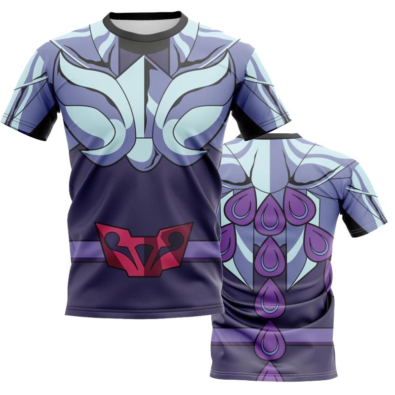 Anime Saint Seiya Pegasus Cosplay 3D Children's T-Shirt Fashion Cool Daily Unisex T Shirt Street Personality Y2k Tops Summer Clothing