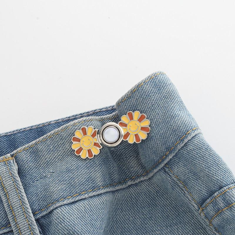 Daisy Waist-Cinching Detachable Buckle: Flatten & Reduce Large Waist Jeans Size