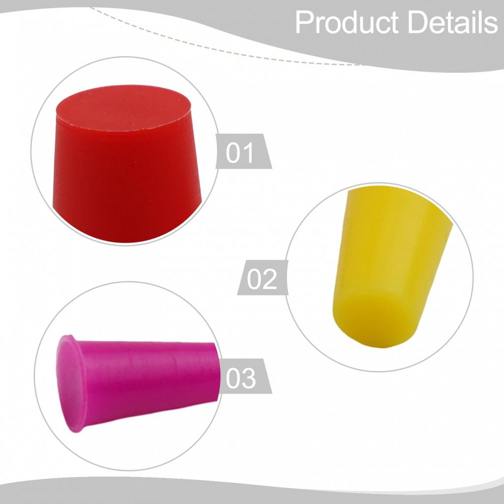 Sleek Design Silicone Rubber Tapered Kit of 110120Pcs Ready to Use