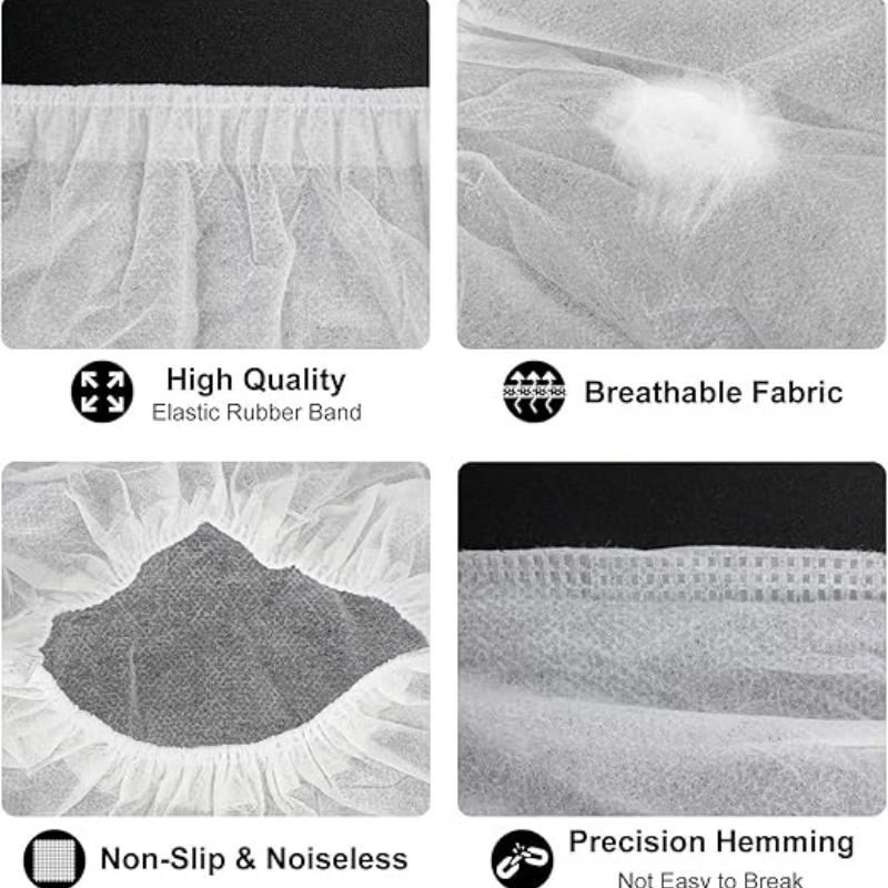 Disposable Shoe Covers Anti Slip Waterproof Overshoes Dustproof Reusable Boot Cover Protectors for Indoors Home Office Workplace