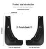 Zeekr 7X 2026 Tire Mud Flaps: Cross-Border Modification Accessories
