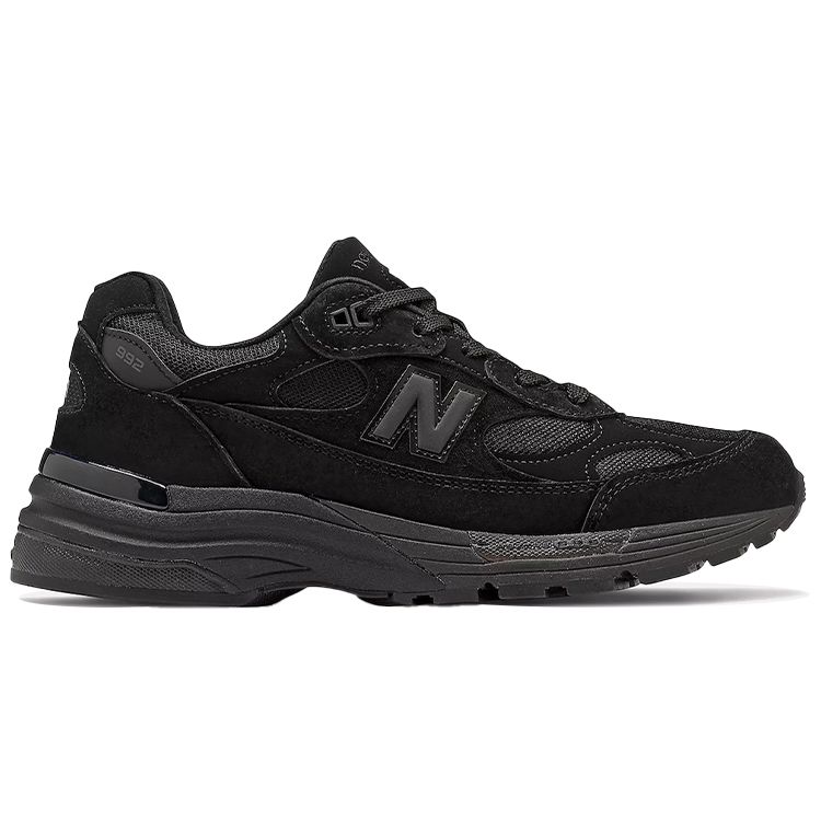 New Balance 992 Made in USA Triple Black 2021 Unisex Sneakers M992EA