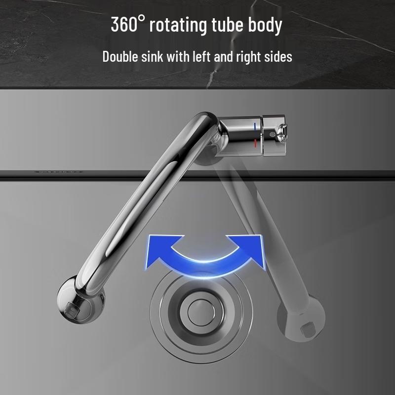 Jomoo Gun Grey Brushed Kitchen Faucet
