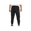 Jordan Solid Logo Print Drawstring Jogger Knit Sweatpants Men Bottoms Black DQ7333-010