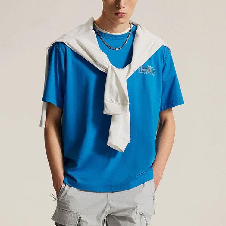 Li Ning T Shirt Men's Interstellar Blue AHSU363-6