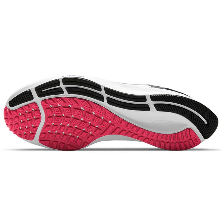 Nike Air Zoom Pegasus 38 White Black Flash Crimson Women's CW7358-101