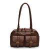 Boston Bag Women's 2025 New Maillard Shoulder Bag Autumn and Winter Premium Bowling Women's Handbag
