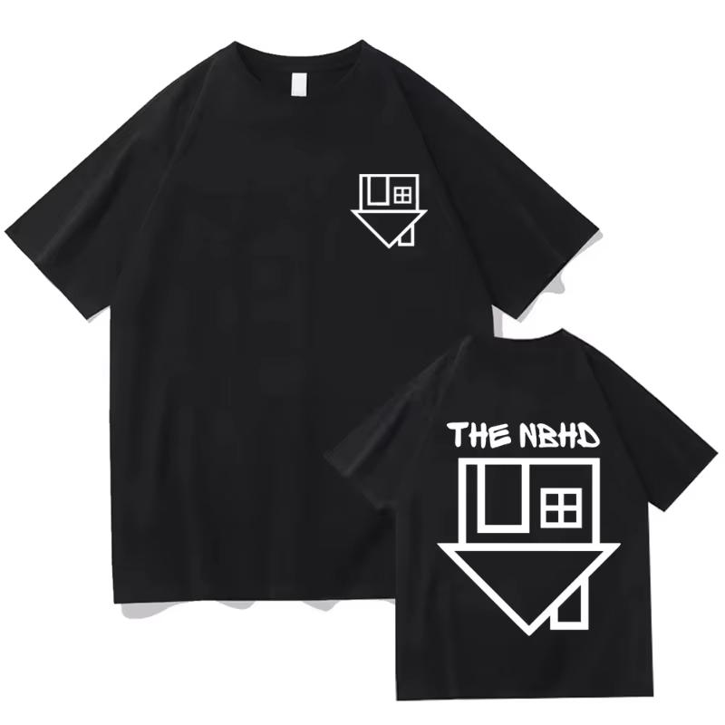 

Футболка The Neighbourhood NBHD Модна Чоловіча/Жіноча Харадзюку Графічна Футболка Унісекс Висока Якість Естетична Вінтажна Бавовняна Футболка 5XL різнокольоровий
