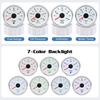 12V24V Universal 52MM 4 Gauge Kit with 2 Sensor Water Temperature + Oil Pressure + Fuel Level + Voltmeter For All Vehicle Marine