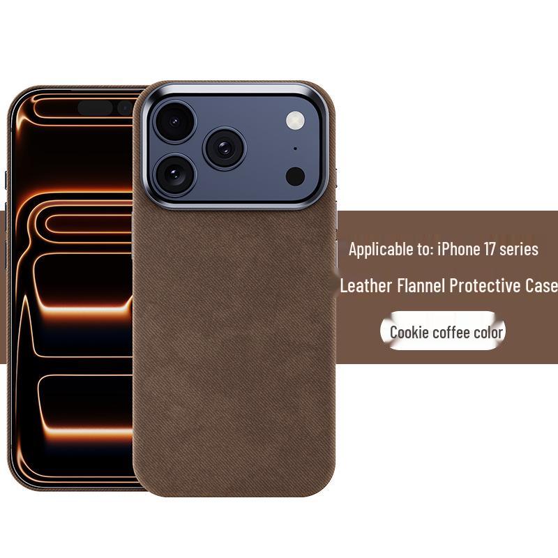 Leather Flannel Fashionable Case for iPhone 17 Series