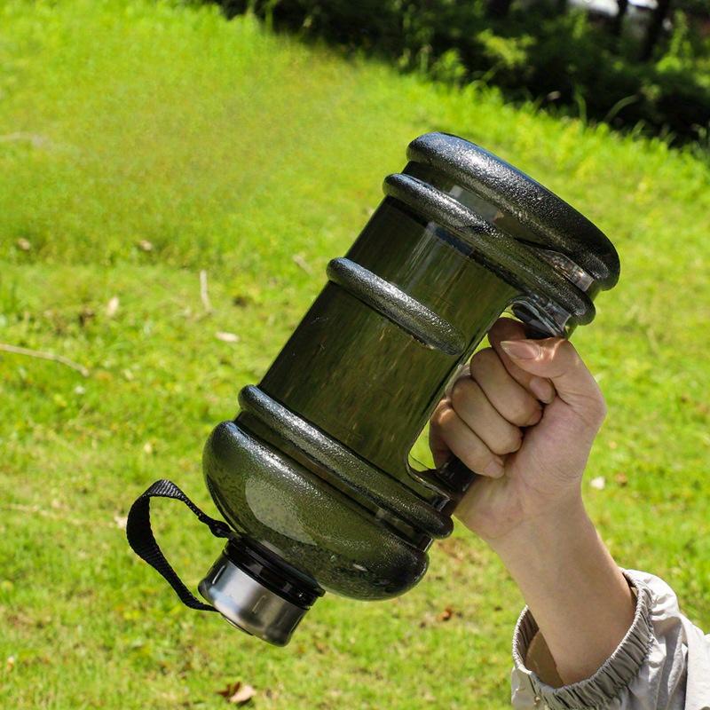2.2L Large Capacity Water Bottle Leak-Free Sports Water Cup Summer Fitness Outdoor Portable Kettle With Handle Gym Gallon Bottle