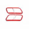 Stainless Steel Automobiles Tail Throat Frame Decoration Stickers For Mercedes Benz GLK X204 CLS 12-17 Exhaust Pipe Accessories