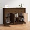 814557 vidaXL Buffet Marron miel 100x35x74 cm Bois massif de pin