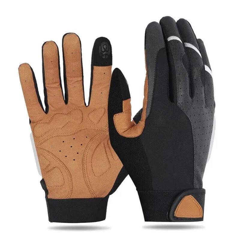 Cycling Gloves Breathable Full Finger Mitts MTB Bicycle Sports Gloves Men Women Spring Autumn Gym Motorcycle Gloves