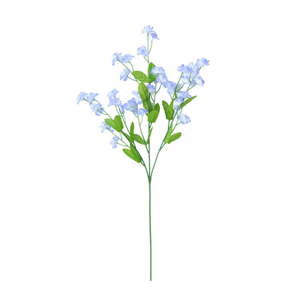 Živá květinová středová dekorace Umělé pomněnky Okouzlující estetická dekorace Snadno sestavitelná středová dekorace