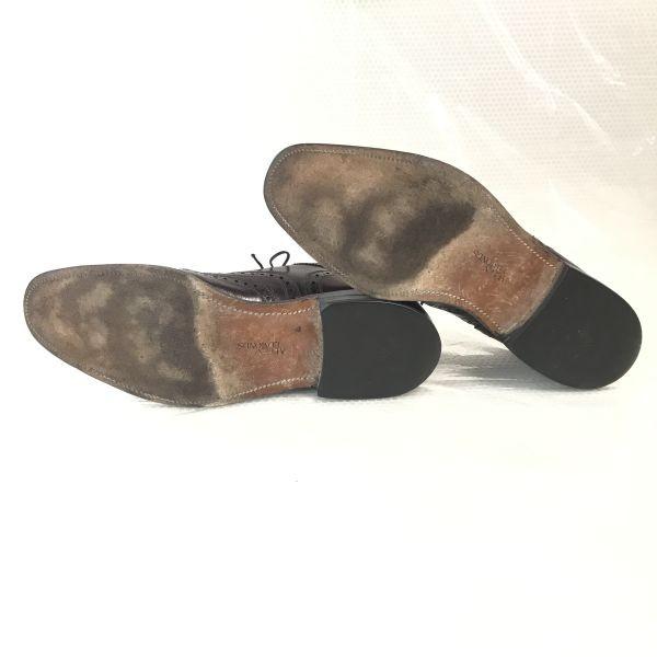 Allen Edmonds McAllister Vintage Full Brogue Wingtip Shoes 9.5D 27-27.5cm Burgundy(USED)