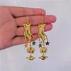 Victoria Gesture Star, Moon, and Sun Charm Earrings
