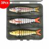 8 Segments 10cm Sinking Wobblers Vibrating Jointed Crankbait Prmeium Hard Vibrating Lures  Trolling