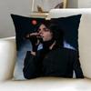Popular Singer Gerard Way Cushion Cover Soft  EasyWash Pillow Case  Versatile for Couch Bed Travel and Office
