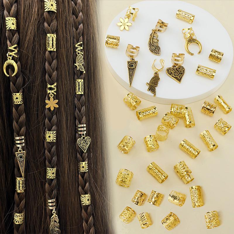 1Set Starfish Conch Pendant Artificial Pearl Summer Y2K Dreadlock Hair Jewelry Accessories For Braids For Girls Music Festival