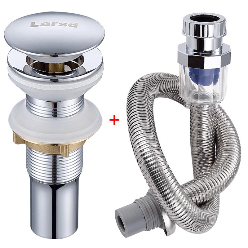 Larsd Stainless Steel Pop-Up Basin Drainer Kit