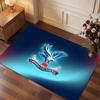 Crystal Palace Football Print Crystal Velvet Rug, Comfortable Water Absorbent Non Slip Indoor Floor Carpet