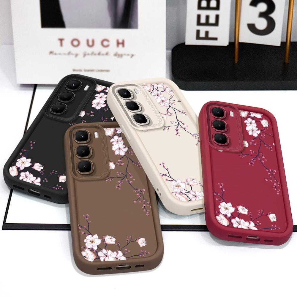 Spring Flowers Phone Case For Infinix Hot 60 60I 50 40 40I 30 30I 20 Pro Plus Play 4G 5G Staircase Soft Cover