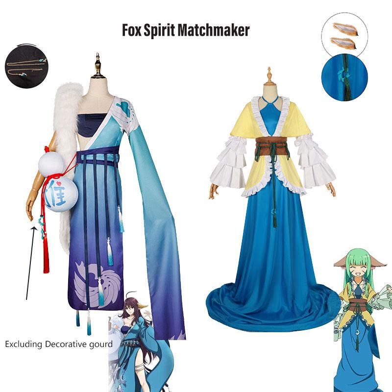 Spirit Fox Matchmaker Cosplay Costume Halloween Cos Anime Woman Roleplaying