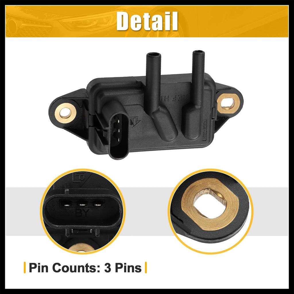 EGR Valve Pressure Feedback Sensor DPFE Sensor F77Z9J460AB for Ford F150 Escape Focus for Lincoln for Mazda for Mercury Exhaust Gas Recirculation