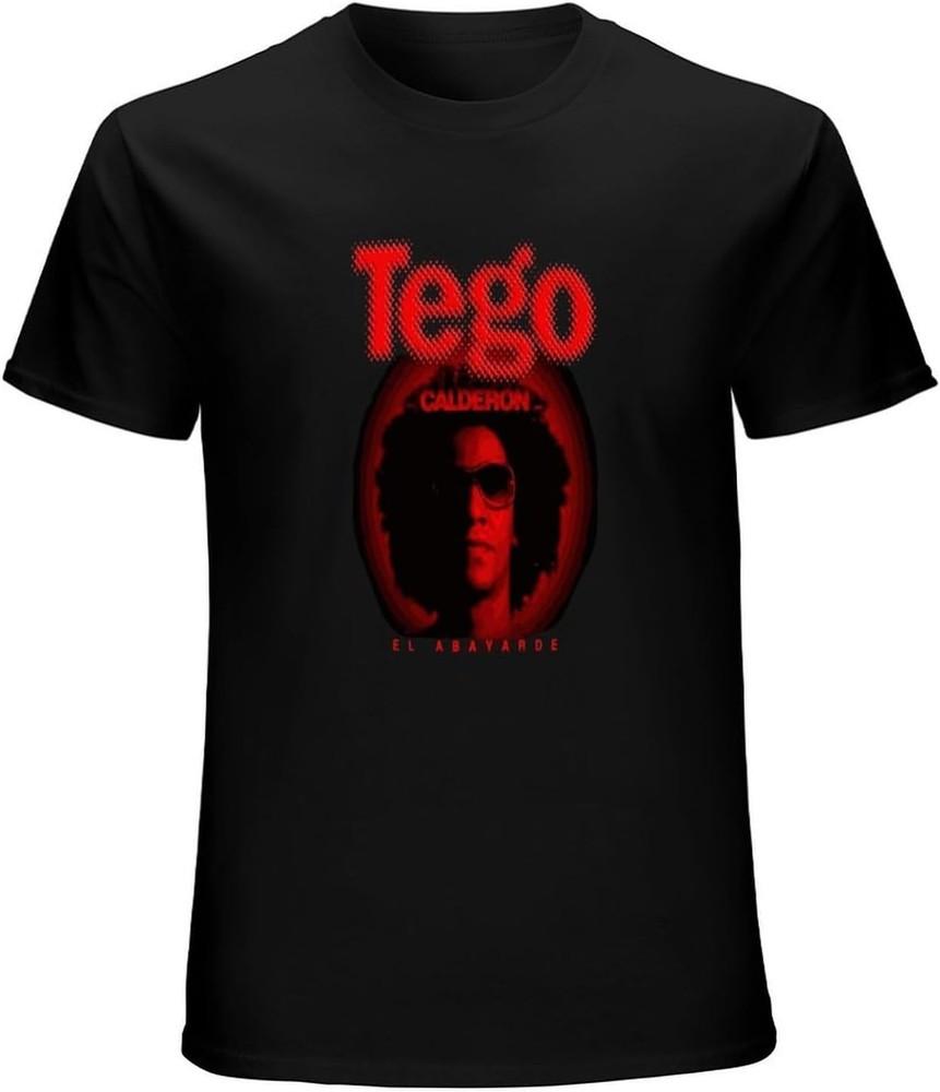 Tego Calderon TShirt Mens Vintage T Shirts Mens Tee Black Unisex T-Shirt XXL