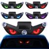 Lumière Oeil de Démon pour Voiture Refroidissante Installation par Ventouse Lumière d'Ambiance LED Fenêtre Triangle de Voiture