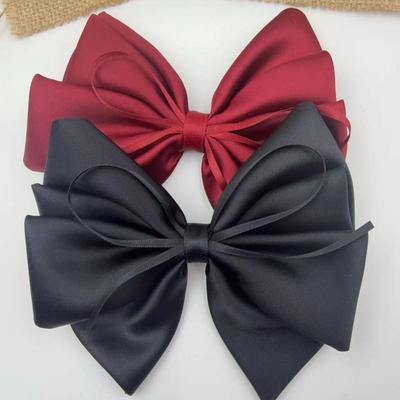 Satinband-Schleife Haarspange im koreanischen Stil - Vielseitiges Hochzeitsaccessoire