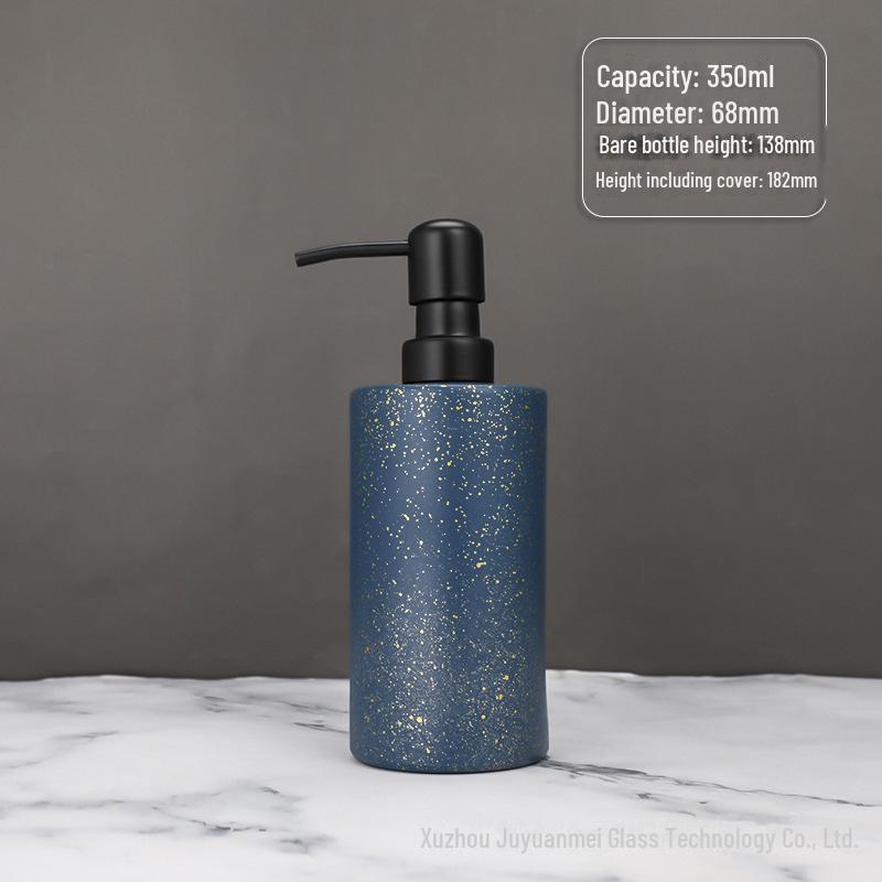 Nordic Style Glass Lotion & Soap Bottle for Home, Hand Sanitizer, and Hotel Shower Gel