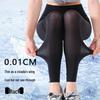 Ultra-Thin Seamless High Waist Tummy Control Ice Silk Yoga Pants with Sun Protection for Women - Summer Collection