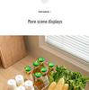 Food-Grade Plastic Kitchen Refrigerator Organizer for Vegetables, Eggs, and More